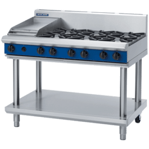 Blue Seal Evolution Series G518C-LS Gas Cooktop 48kw Leg Stand