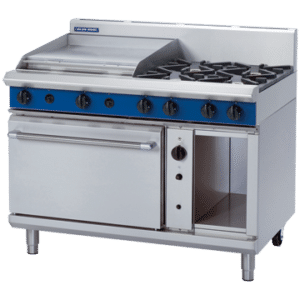 Blue Seal Evolution Series G58B Gas Range Convection Oven 2/1 GN 49kw