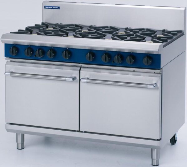 Blue Seal Evolution Series G528C 6 Burner Gas Range Double Static Oven