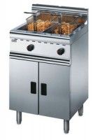 Lincat Silverlink 600 J10 Free Standing Twin Tank Fryer with 2 Baskets -Natural Gas-0
