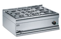 Lincat BM7CW Silverlink 600 Wet Heat Bain Marie Including 6 x 1/4 & 3 x 1/6 Gastronorm Dishes-0