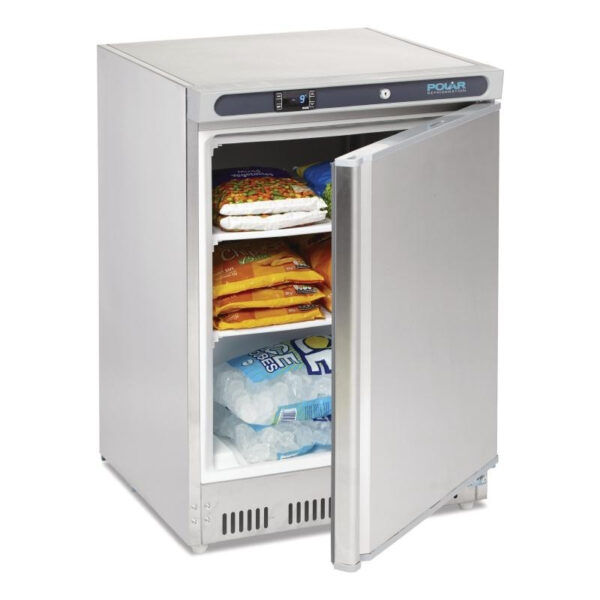 Polar CD081 Stainless Steel Undercounter Freezer-22628