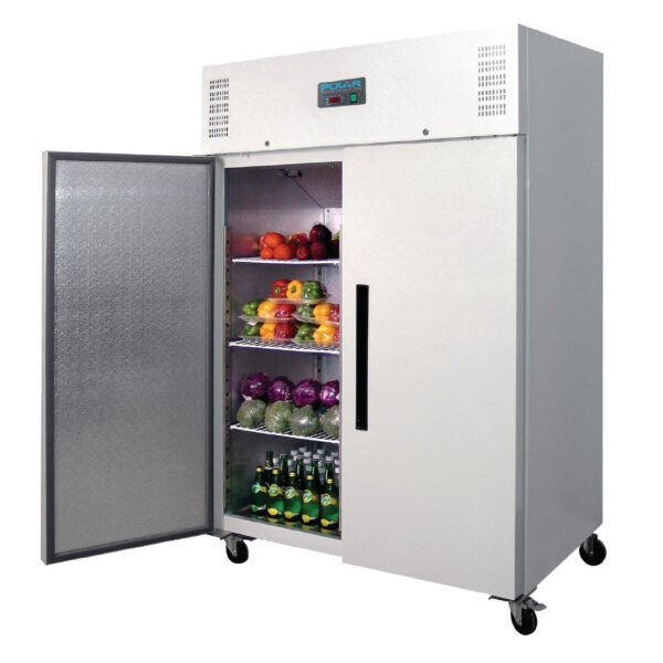 Polar CC663 White Double Door Gastronorm Fridge-22692