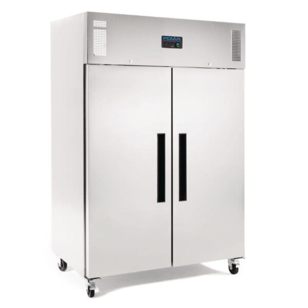 Polar G595 Double Door Stainless Steel Freezer
