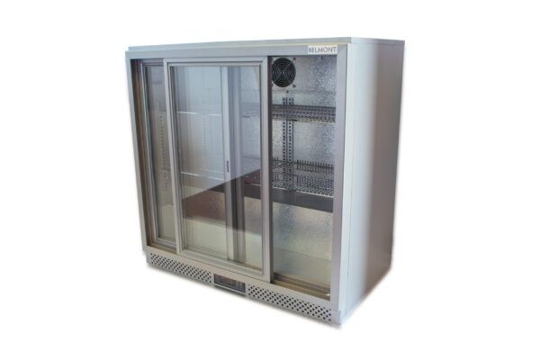 Belmont BC9027G Bottle Cooler Sliding Door -Silver