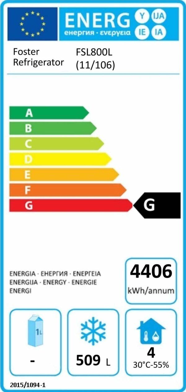 Refrigerator Energy Rating | Foster Refrigeration