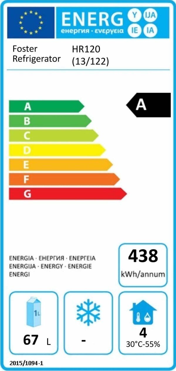 Refrigerator Energy Rating | Foster Refrigeration