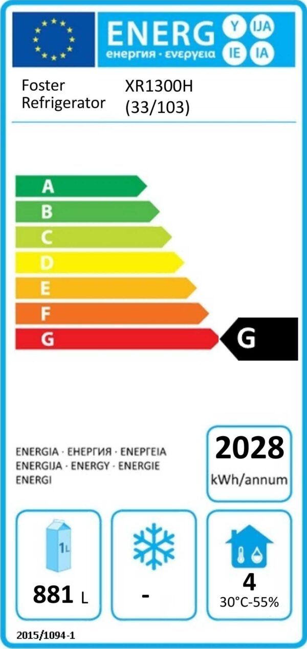 Refrigerator Energy Rating | Foster Refrigeration