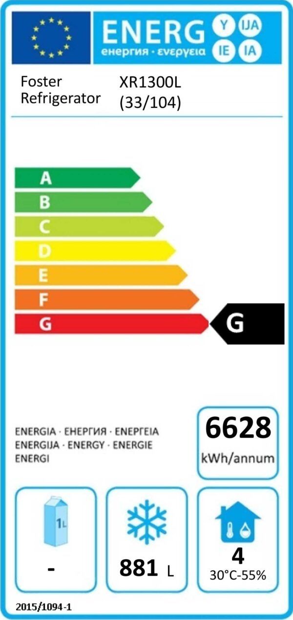 Refrigerator Energy Rating | Foster Refrigeration