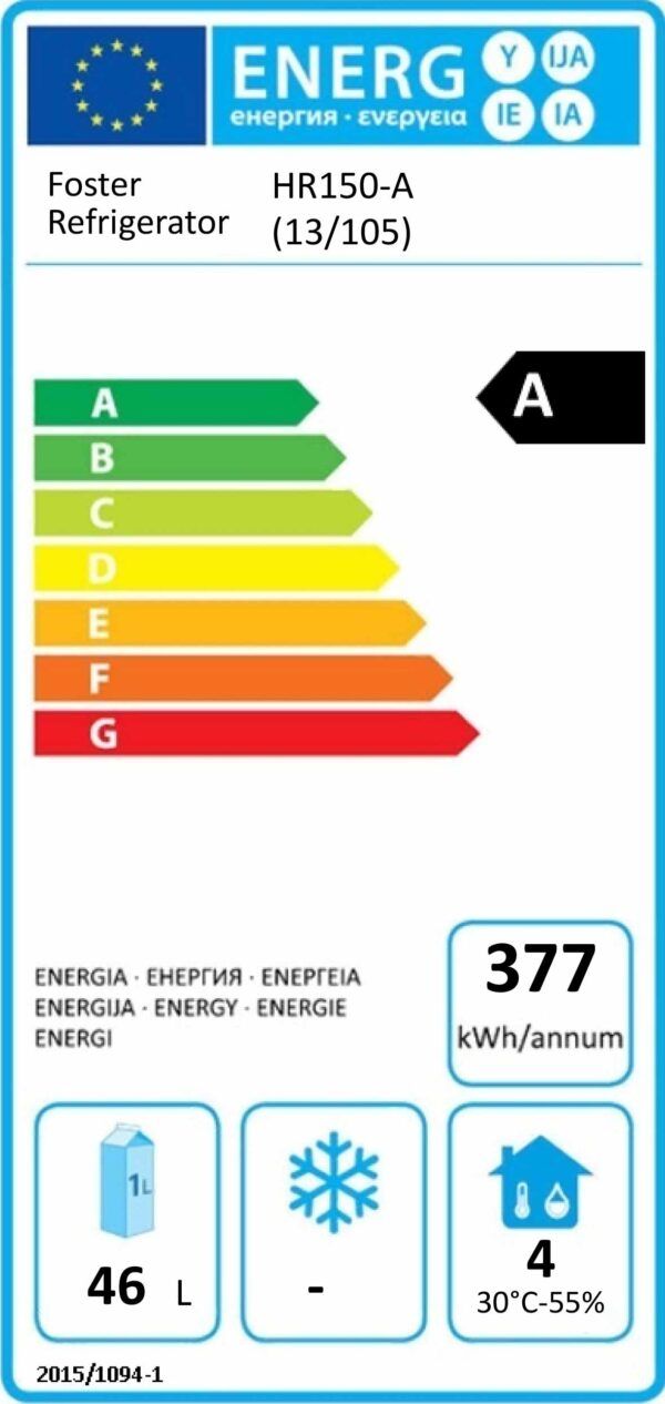 Refrigerator Energy Rating | Foster HR150 3 Drawer Undercounter Cabinet-HC-20025 | Carlton Services