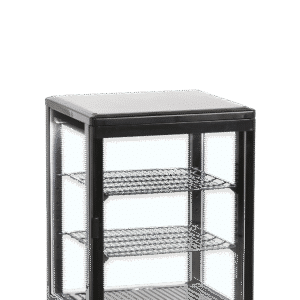 TEFCOLD UPD60 Refrigerated Glass Display Black finish, ABS