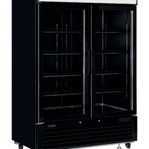TEFCOLD LGF5000 BLACK Glass Door Display Freezer Black