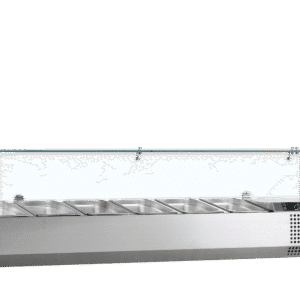 TEFCOLD VK38-150 Gastronorm Topping Shelf Stainless steel / Glass