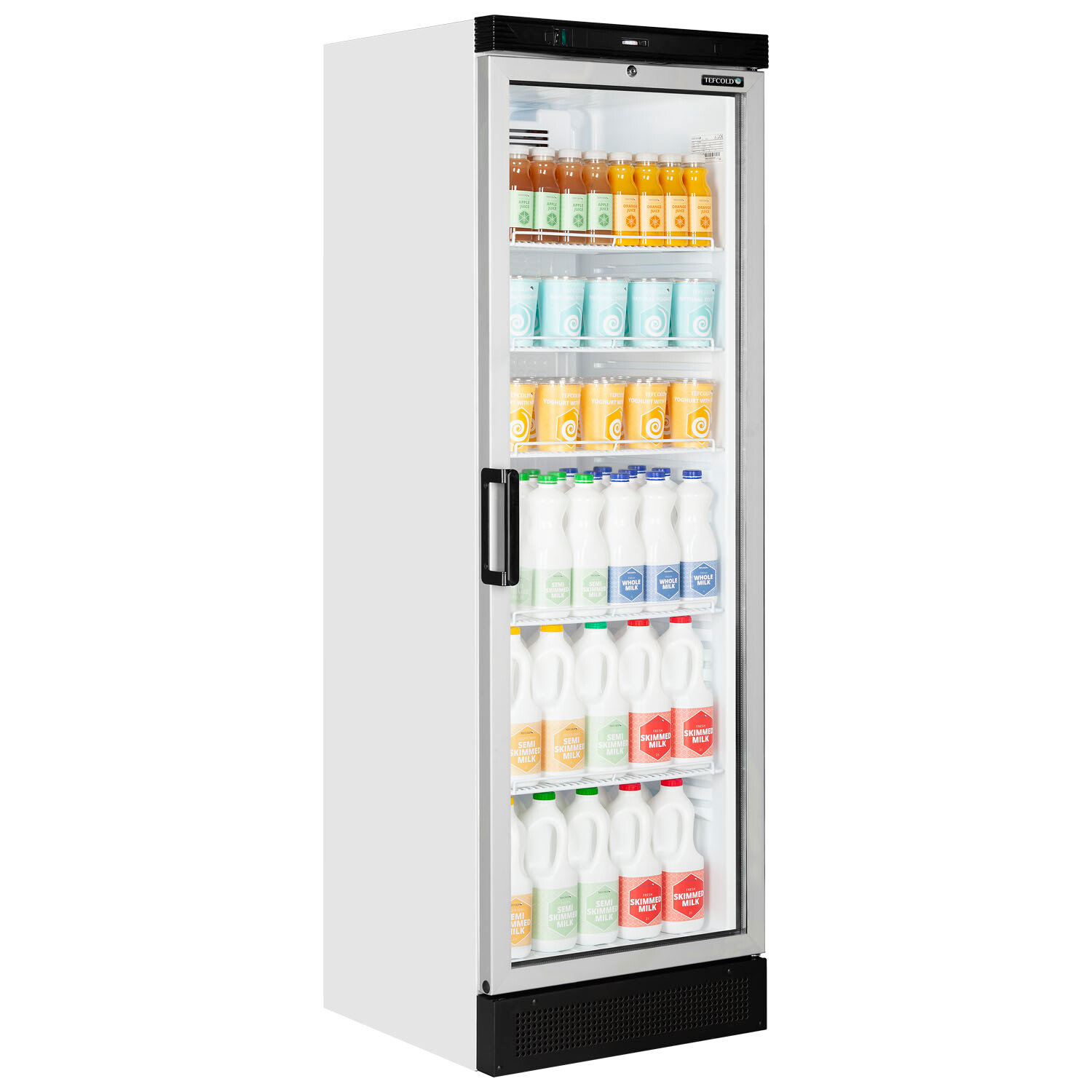TEFCOLD FS1380 Glass Door Merchandiser White