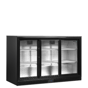 TEFCOLD DB301S-3  Back Bar Cooler Black