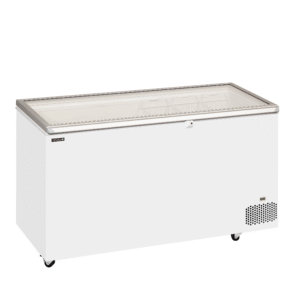 TEFCOLD ST501 Hinged Glass Lid Chest Freezer White