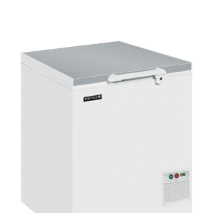 Elcold EL22SS (Eco Design) Solid Lid Chest Freezer White With Stainless Lid