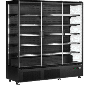 TEFCOLD PC1870B Multideck With Doors Black RAL9005