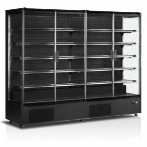 TEFCOLD PC2500B Multideck With Doors Black RAL9005