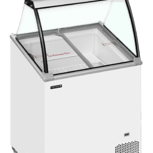 TEFCOLD IC201SCE + CANOPY  Scoop Ice Cream Display White
