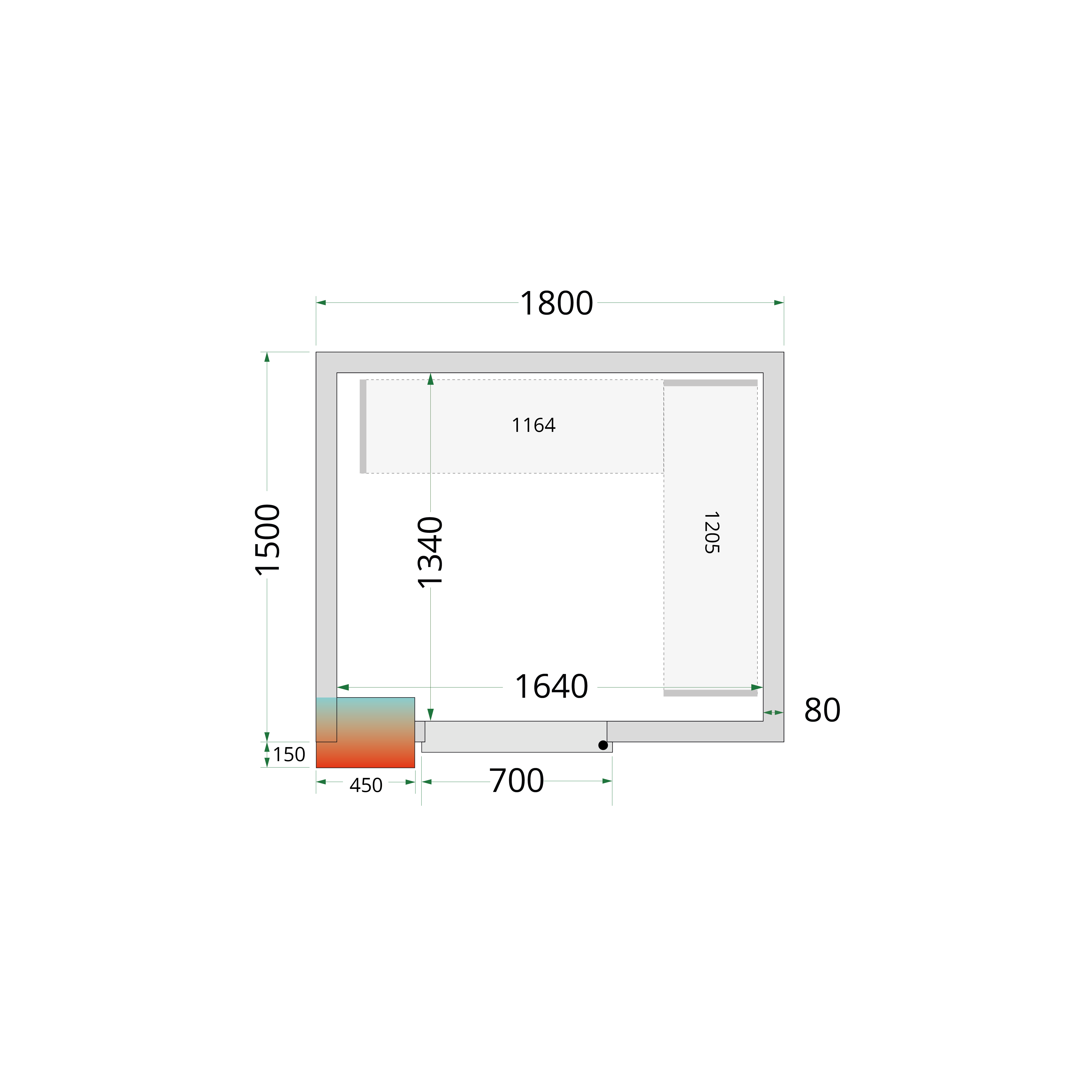 TEFCOLD CRPF1815 Chiller Room White